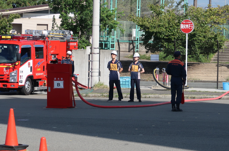 自衛消防隊消防操法大会